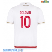 Camisa de time de futebol AS Monaco Aleksandr Golovin #10 Replicas 1º Equipamento 2025-26 Manga Curta